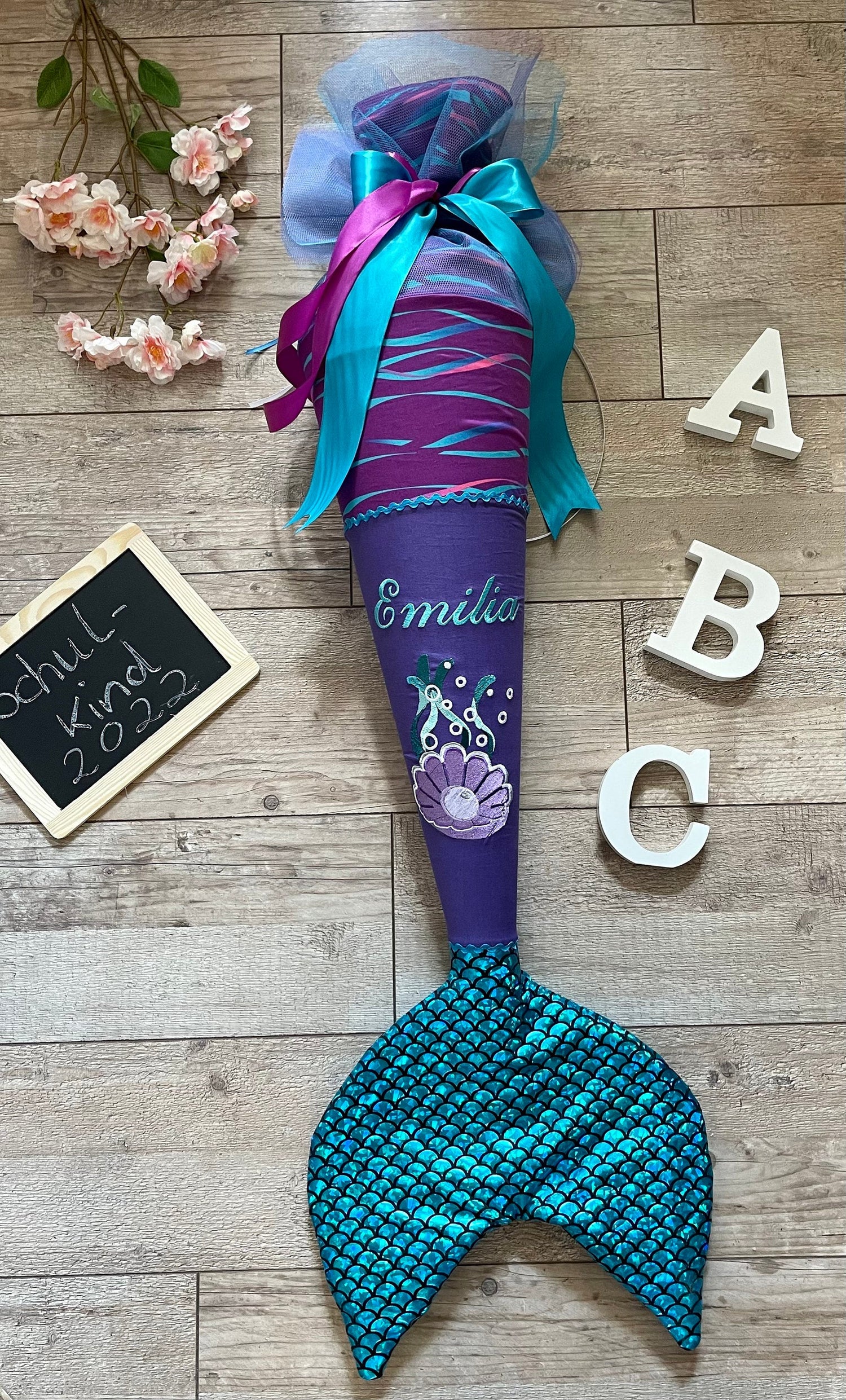 Schultüten & Zuckertüten für Mädchen mit Flosse