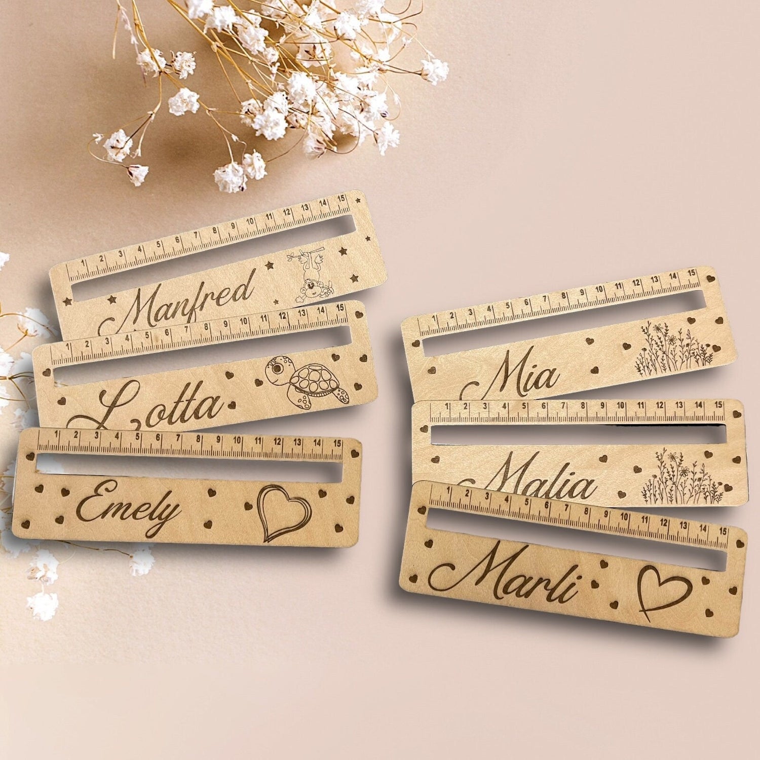 Lese-Lineale aus Holz