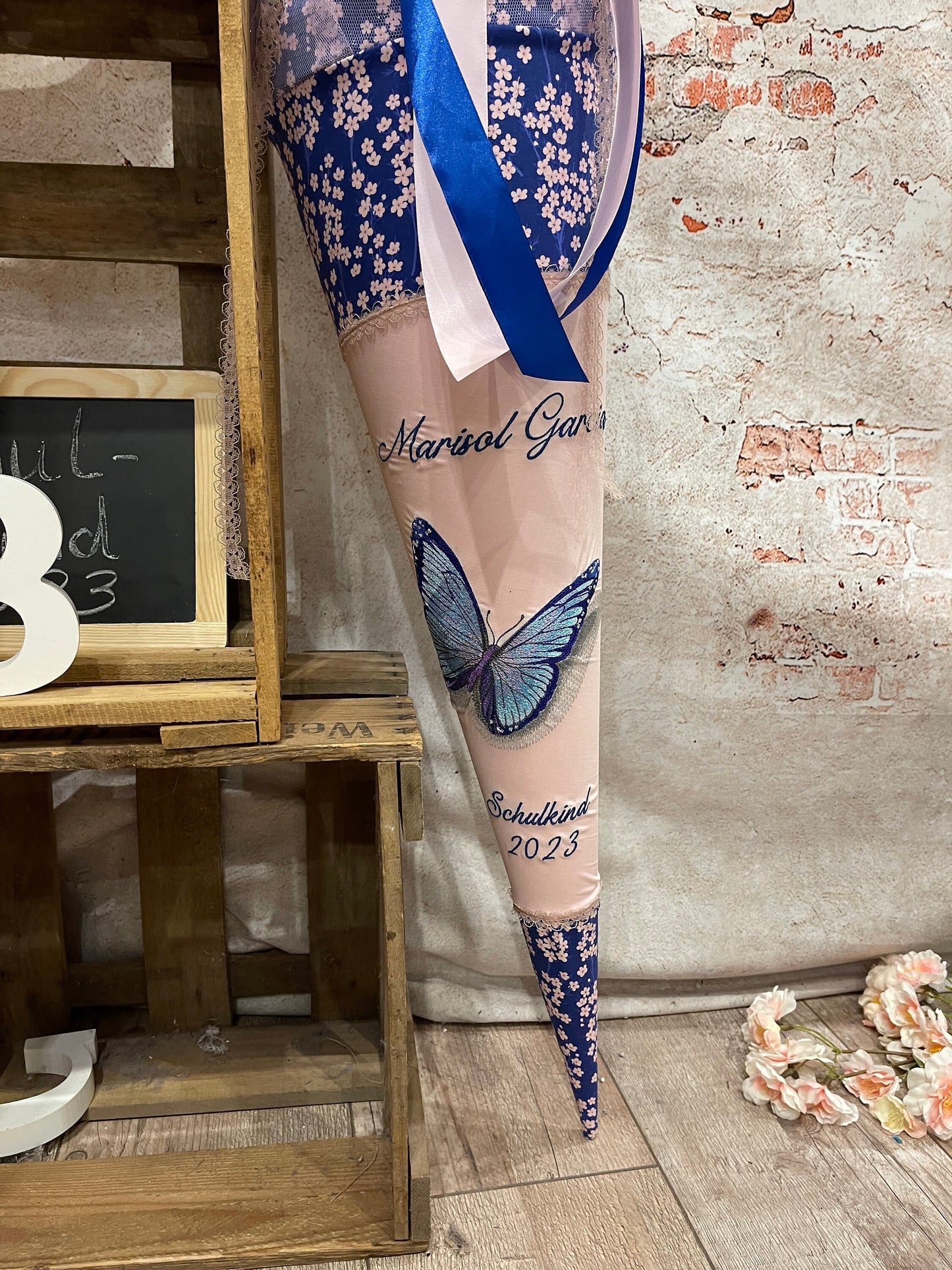 Zuckertüte Schultüte Schmetterling