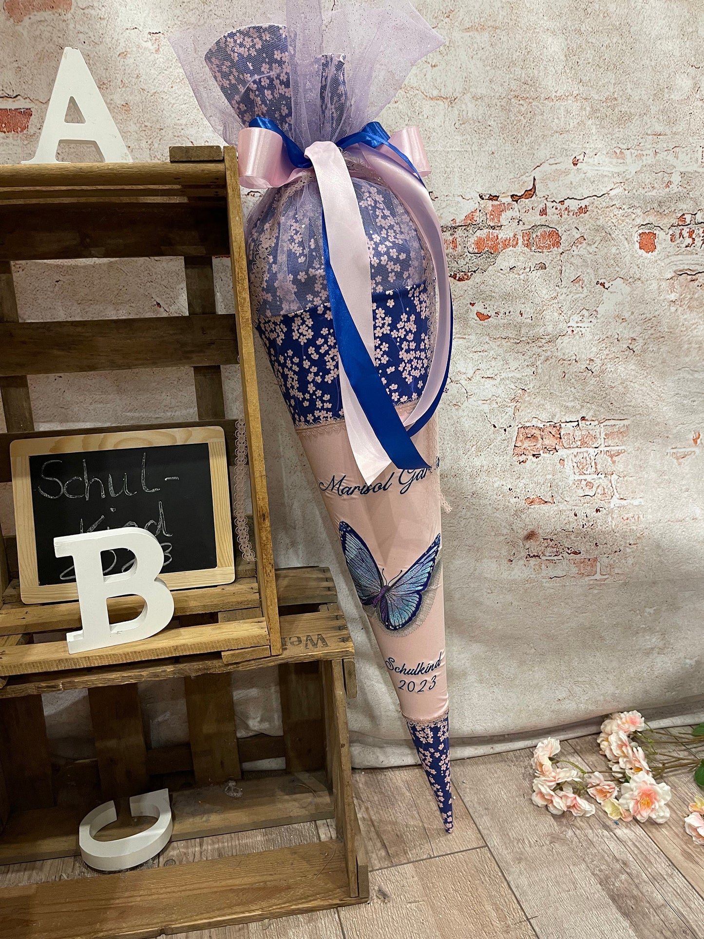 Zuckertüte Schultüte Schmetterling