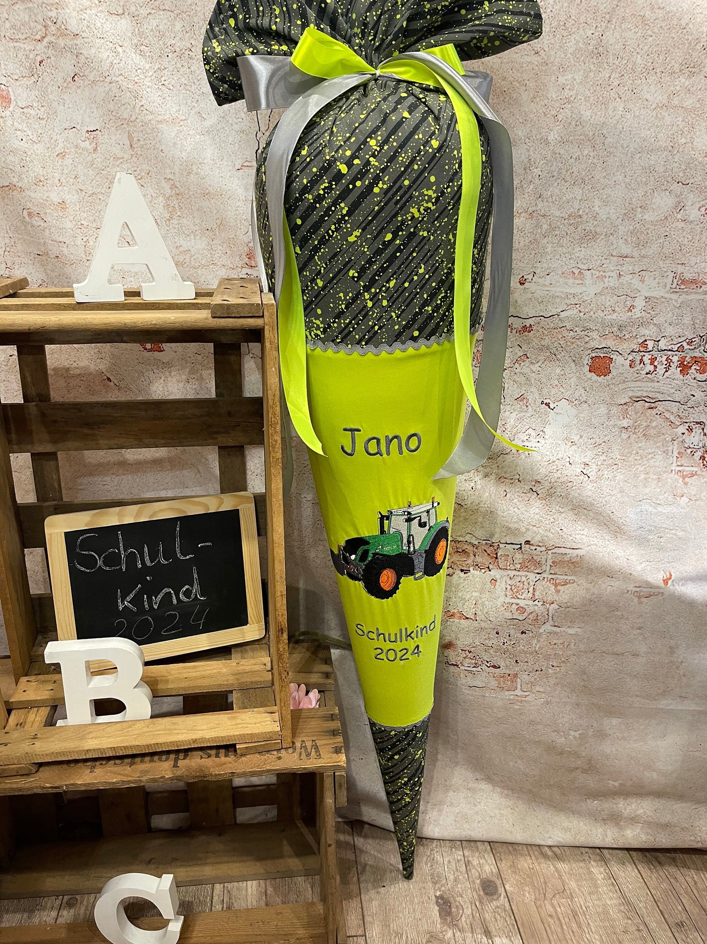 Zuckertüte Schultüte mit Traktor