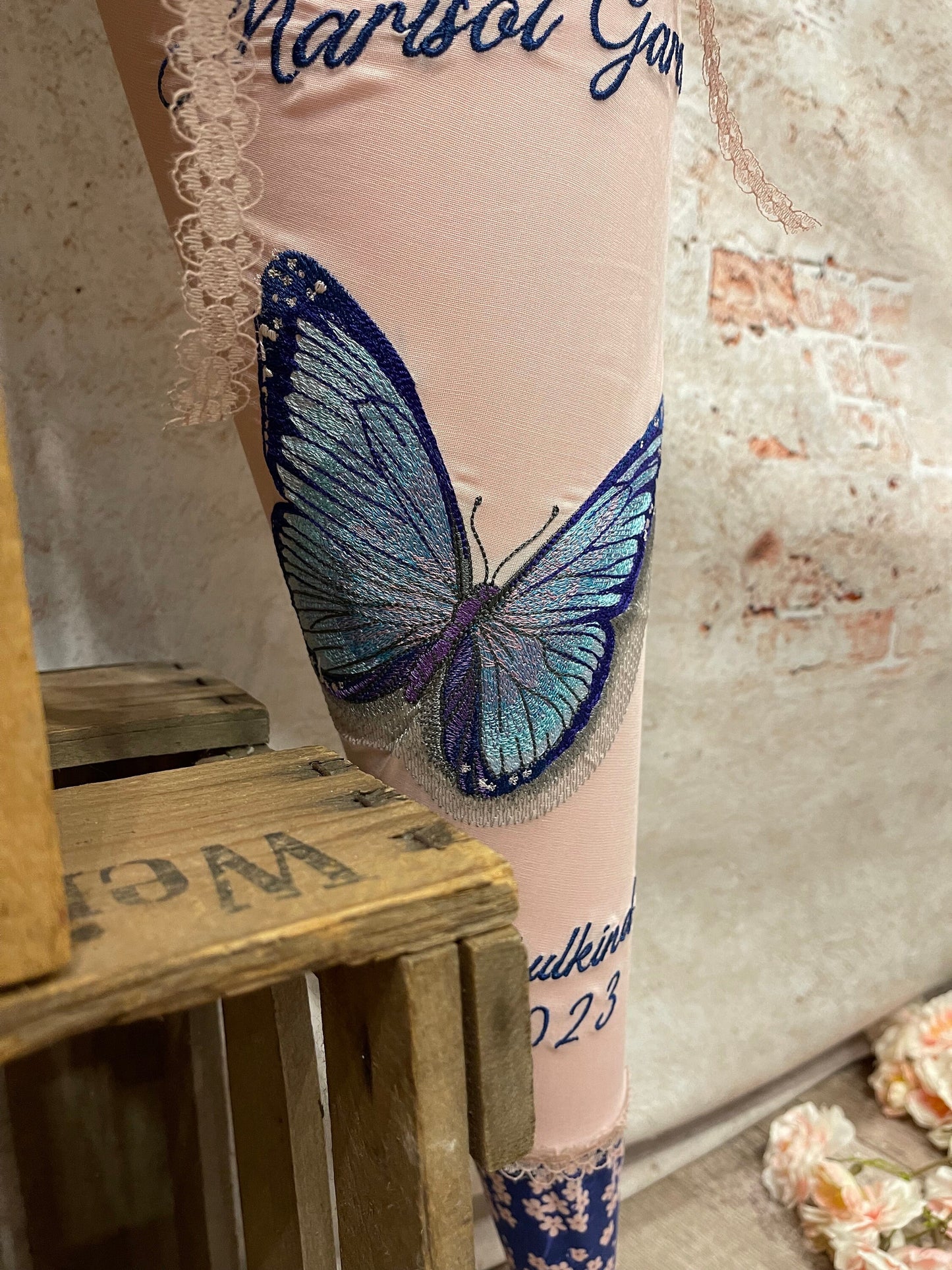 Zuckertüte Schultüte Schmetterling